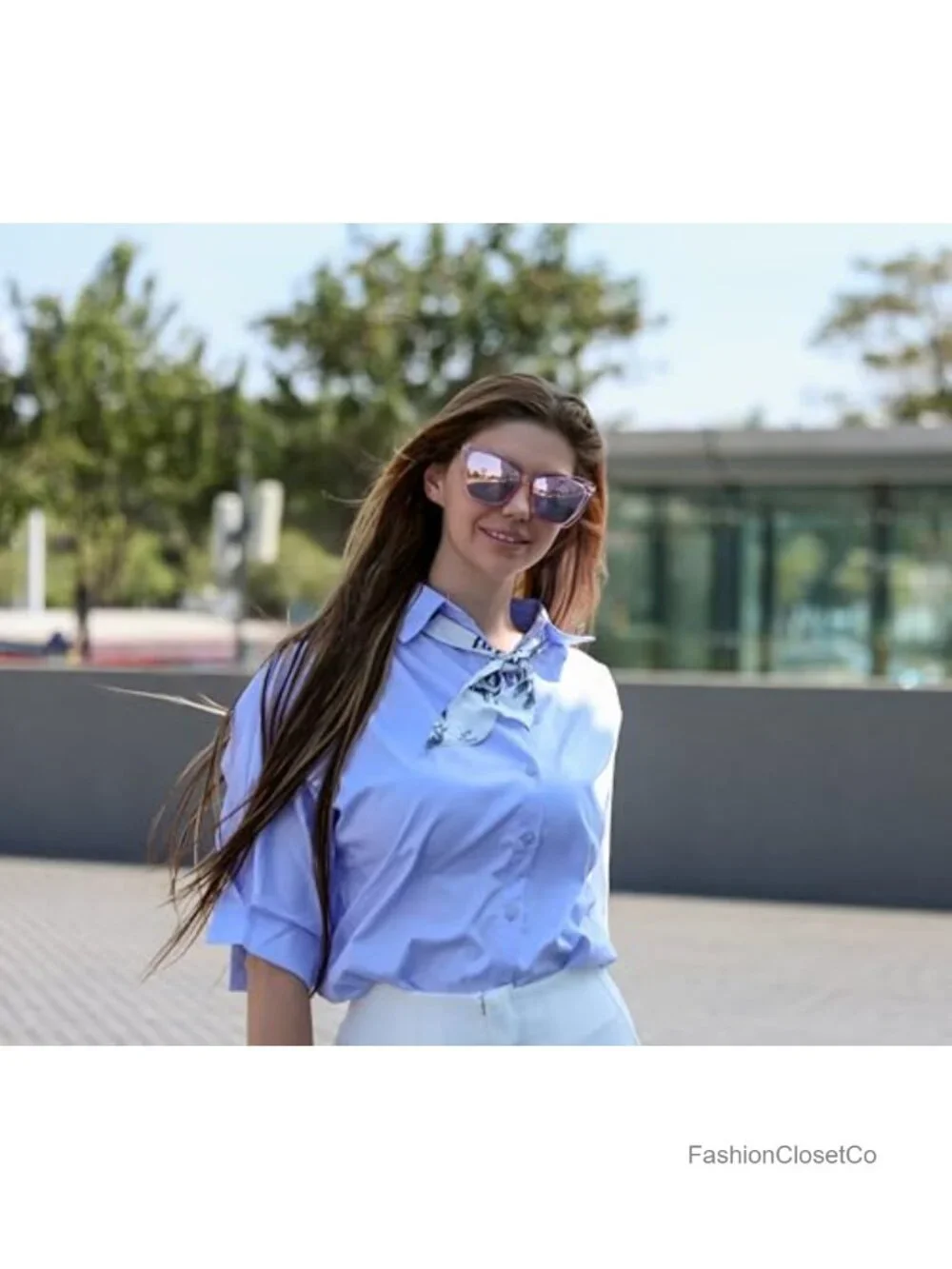 Retro Oversized Cateye Sunglasses Polarized UV Protection